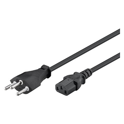 Goobay | Power cable | Power IEC 60320 C13 | Power IEC 60906-1 | 2 m | Black - 2